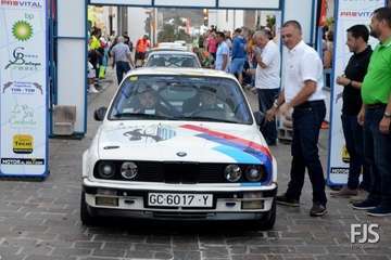 San Juan, escenario de la protocolaria ceremonia de salida del Rallye de Telde (Foto Francisco Javier Santana)